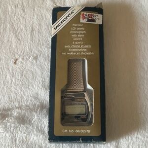 Silver Digital Men's Watch vintage